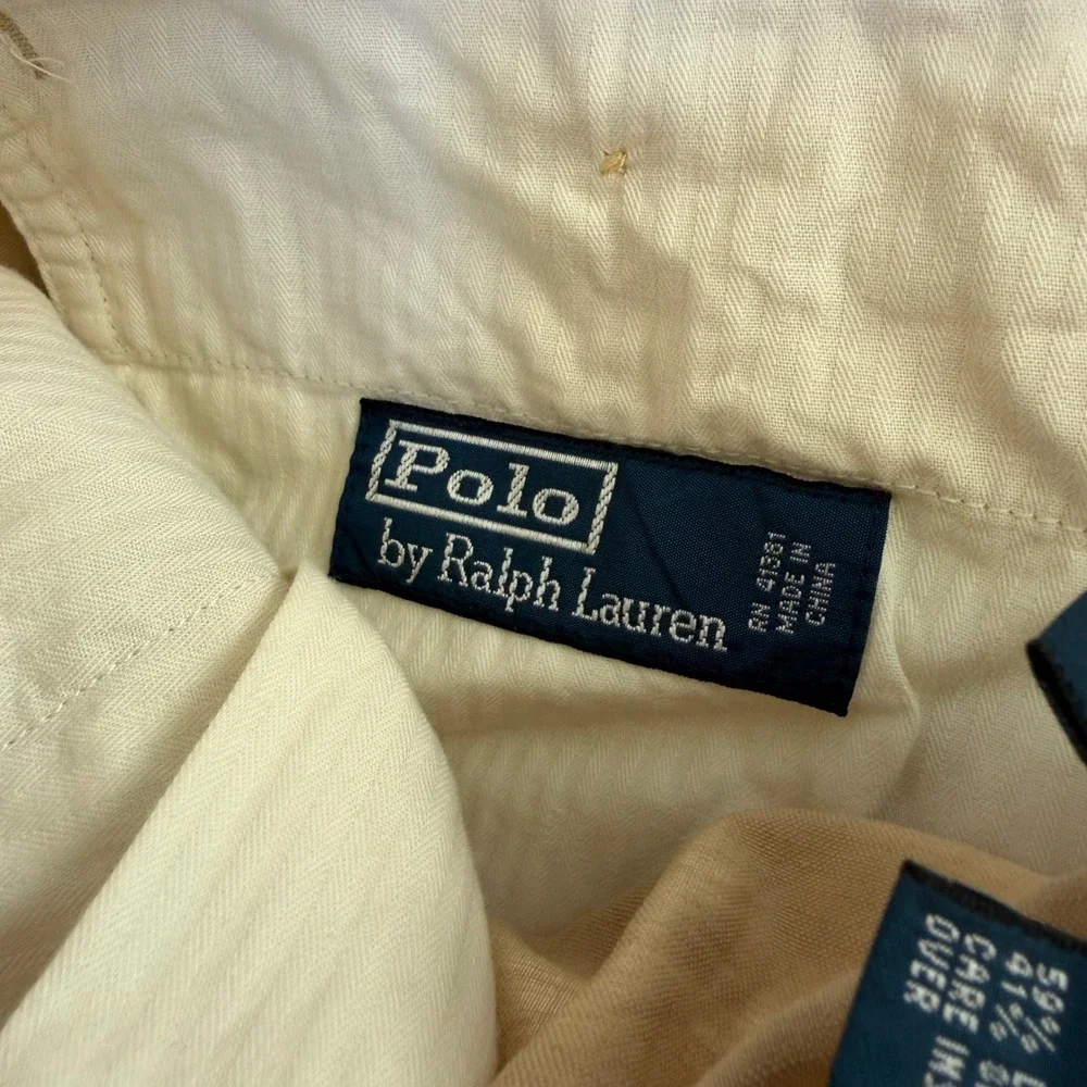 Polo by Ralph Lauren Men’s Light Beige/Tan Dress Pants